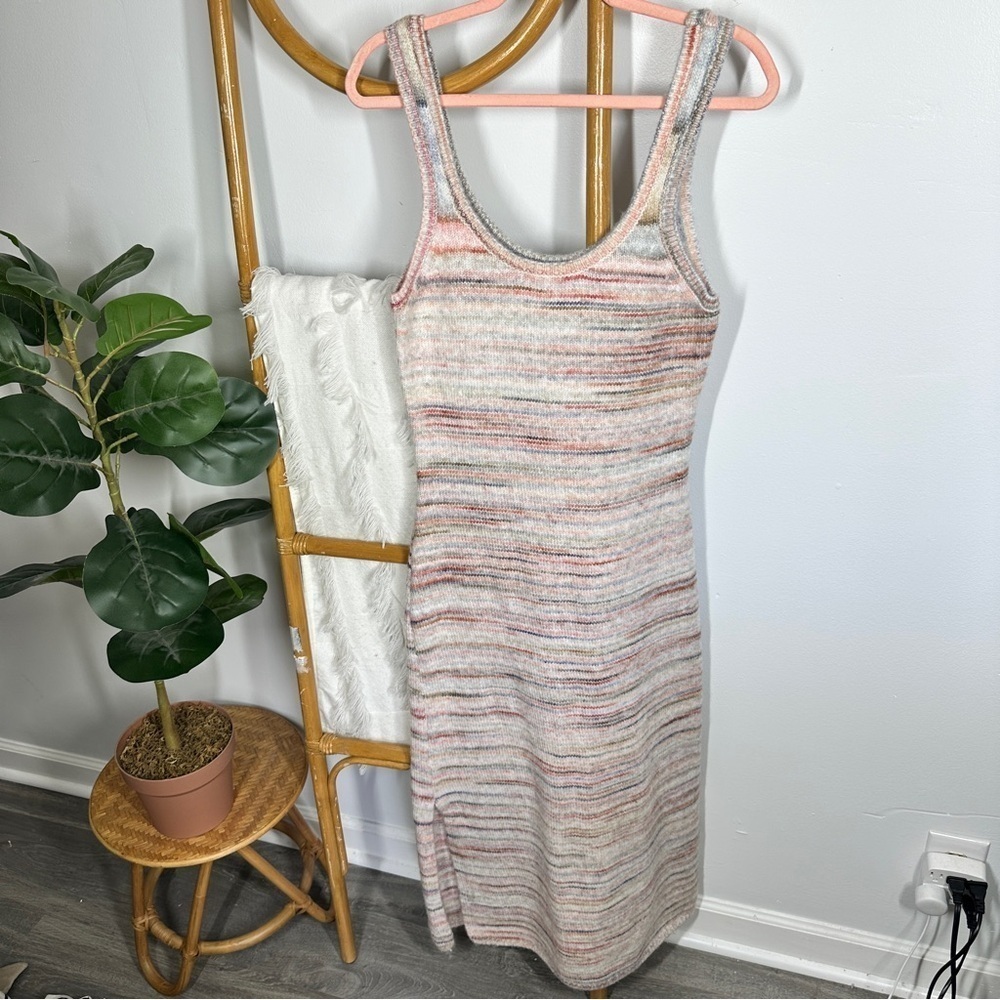 Saltwater LUXE Striped Sweater Dress sz M